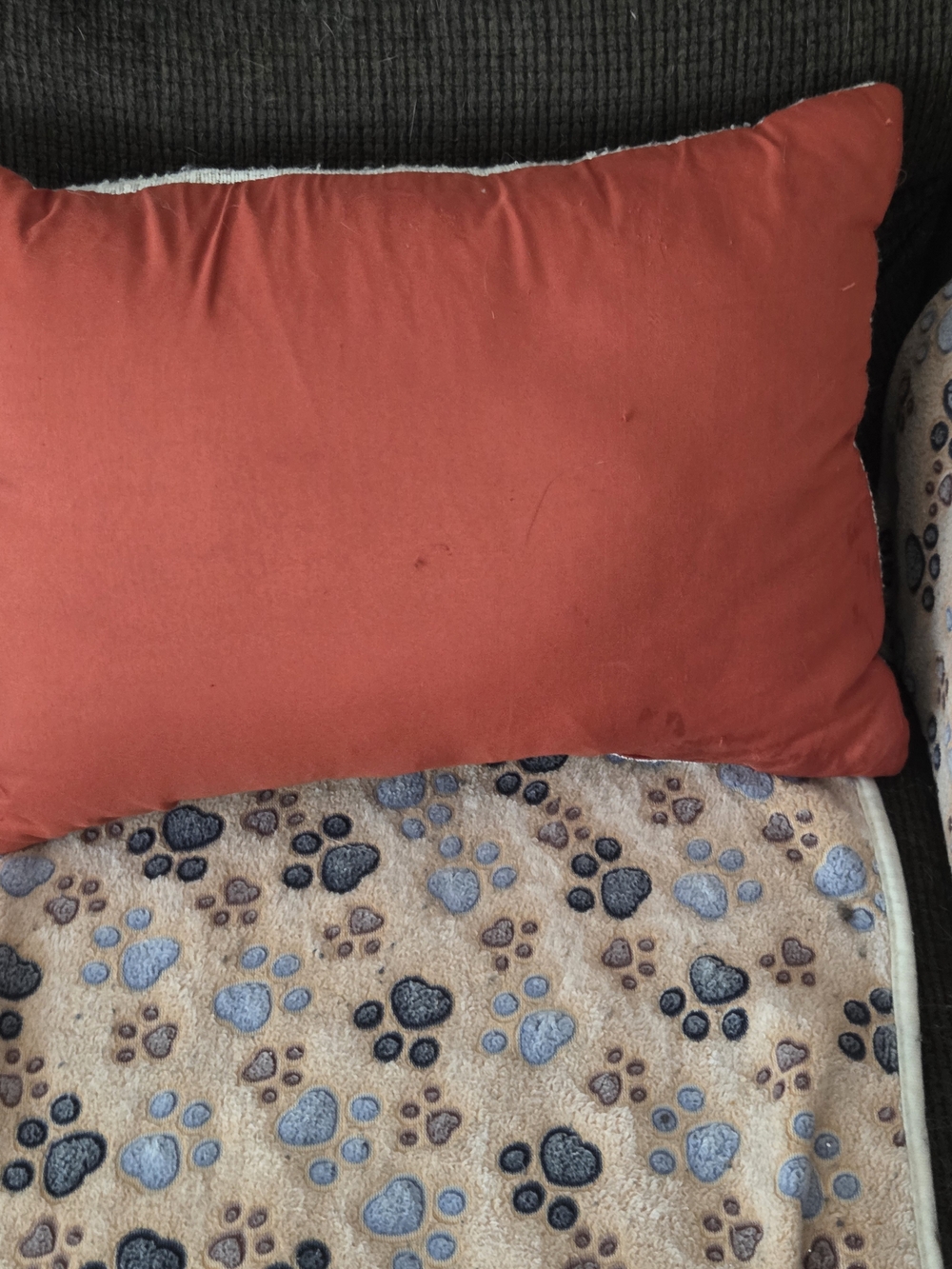 Plaid Pumpkin Accent Pillow - Rustic Orange Seasonal Decor - Picture 2 of 4